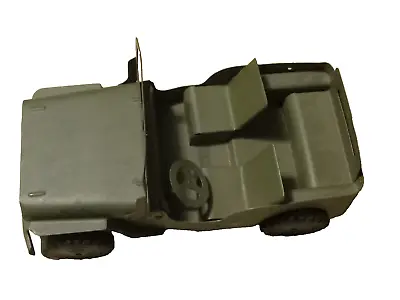 1950'S    MARX  Pressed Steel     11  Long       ARMY WILLYS JEEP • $59.99