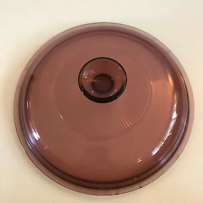 Vintage Pyrex Vision Corning Cookware Cranberry V2.5C A Replacement Lid 32 • $15.99