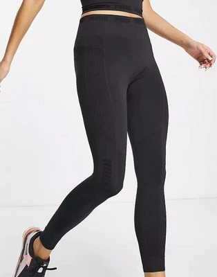 $10 • Buy PUMA Evoknit Women’s Size S Black Leggings
