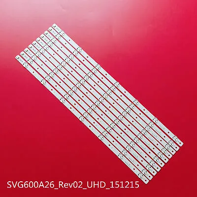 10PCS SVG600A26_Rev02_UHD_151215 Backlight LED Strips Full Set Vizio E60U-D3 • $30.36