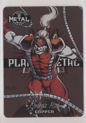 2020 Upper Deck Marvel X-Men Metal Universe Planet Copper 46/85 Omega Red 0f1g • $25.27
