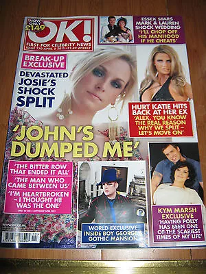 Ok Mag 2011 Boy George At Home Josie Gibson Ryan Phillippe Gillian Kearney Jorda • £7