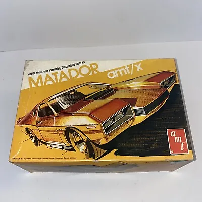 Vintage AMT 1/25 AMC Matador Amt/x Model Car Kit T220 As Pictured • $91