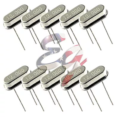 10pcs 12MHZ 12.000M HZ HC-49S Crystal Oscillator • $3.75