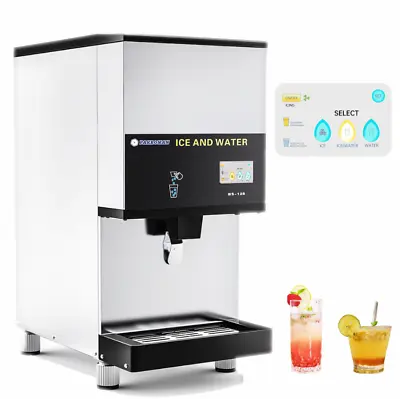 $2999.89 • Buy Countertop Air Cooled Ice Maker Machine & Water Dispenser 11LBs Bin