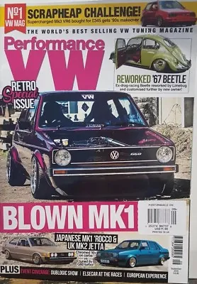 $16.97 • Buy Performance VW UK Sept 2018 Blown MK1 Retro Special Issue FREE SHIPPING CB