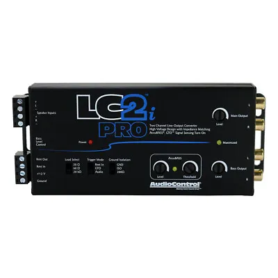AudioControl LC2i PRO Compact 2-Channel Line-Out Converter W/ AccuBASS NEW • $139