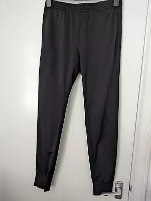 Lacoste Mens Black Sports Tracksuit Bottoms  Size Large With Side Pockets • £20