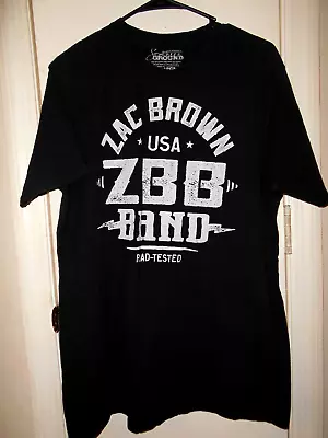 Zac Brown Band Great American Road Trip 2014 Ladies XL Black T-Shirt. • $0.99