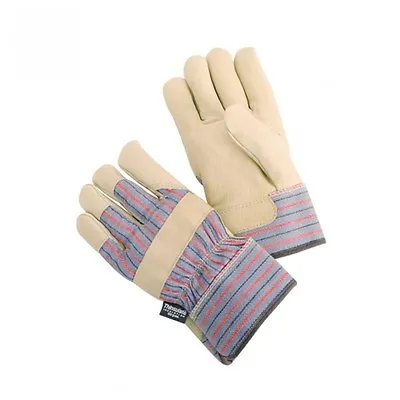 Grain Leather Winter Work Glove 100 Gram Thinsulate Lining - Choose Sizes SM-XL • $13.95