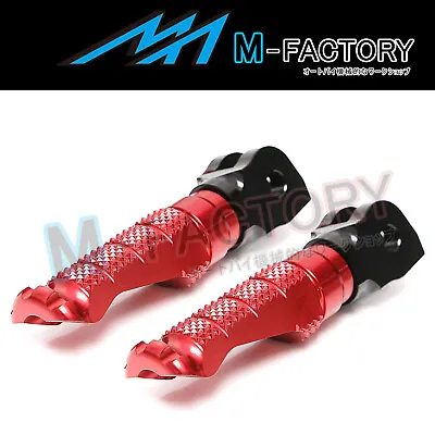 Red CNC R-Fight Front Foot Pegs For MV Agusta Dragster 800 RR / RC 15-19 18 17 • $66.15