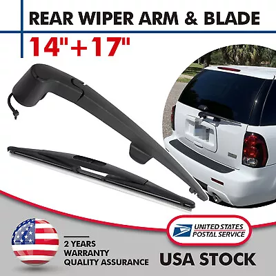 Fit For 2007-2009 Chevrolet Trailblazer 14 +17  Rear Windshield Wiper Arm Set • $12.88