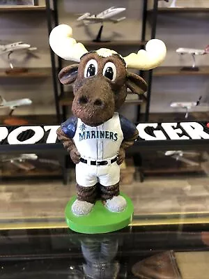 MARINER MOOSE Seattle Mariners Mascot Bobble Head 2001 AGP Limited Edition White • $50