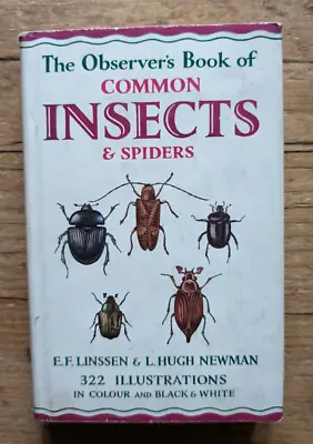 Rare Vintage 1966 The Observer's Book Of Common Insects & Spiders • £15.99