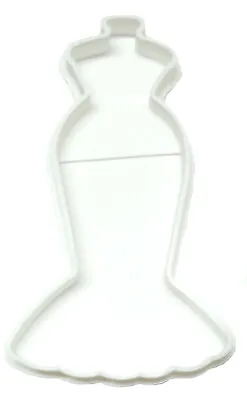 Mermaid Style Trumpet Wedding Dress Outline Newlywed Cookie Cutter Usa Pr2519 • $1.99