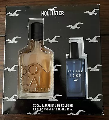 Men’s Hollister So Cal 50ml And Jake 30ml Eau De Cologne / Fragrance New Set • £29.99