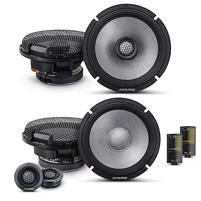 Alpine R2-S65 & R2-S65C High-Res Coaxial & 2-Way Component Speakers Pair • $592.90