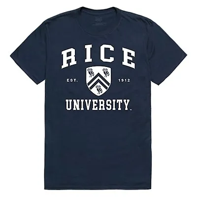 Rice University Owls NCAA Cotton College Logo Licensed Tee T-Shirt S - 2XL • $34.95