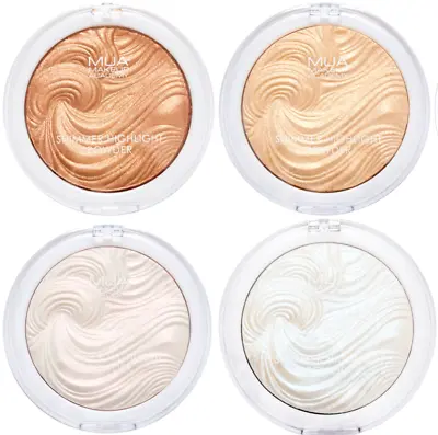 MUA Undress Your Skin Highlighting Powder - Shimmer Highlighter Strobing Contour • £5.99