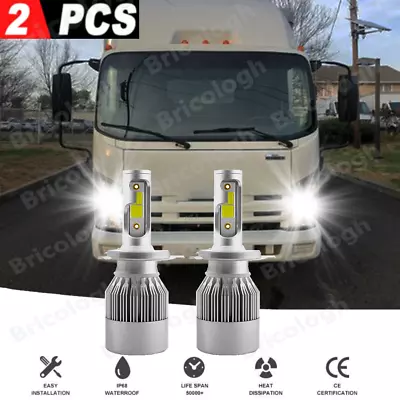 LED HID Headlight Bulb Conversion Kit H4 9003 6000K Fits 2006-2013 Isuzu NPR-HD • $14.14