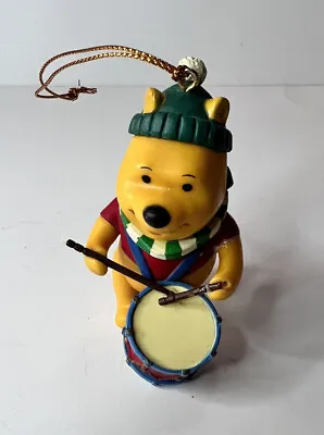 Walt Disney World Christmas Ornament Figurine Disneyland Winnie Pooh Drummer Boy • $12