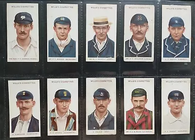 £60 • Buy Wills CRICKETERS (Big 's') 1908 Set Of 25 *Good*
