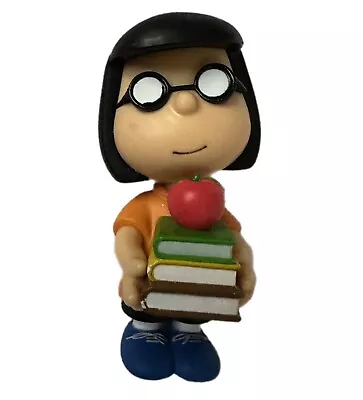 Just Play Peanuts Marcie Holding Books 3  PVC Toy Figure Cake Topper • $8.99