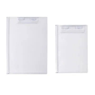 A4 Acrylic Transparent Clip Board With Low Profile Clip For Office Business Work • £7.18