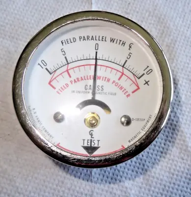 $89 • Buy Ndt  Gauss Meter Analogue Pocket Magnetometer