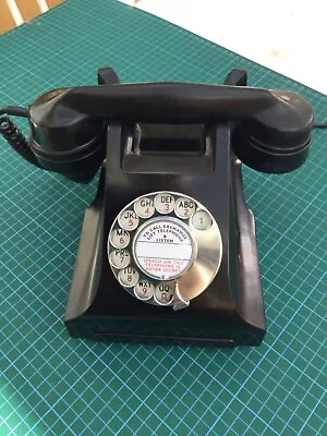 £74.97 • Buy Vintage Phone GPO 332L Bakelite Telephone Matt Black