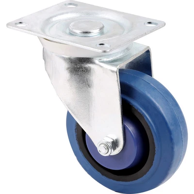 £5.90 • Buy Heavy Duty Swivel Blue Castor Wheels 100mm