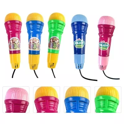 5PCS Microphone Kids Prop Microphone Play Microphone For Kids Novelty Microphone • $10.52