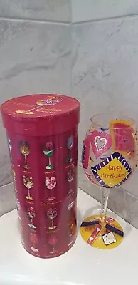Lolita Love My Wine 'birthday Girl' Wine Glass;  New In Oridinal  Box • £10.50