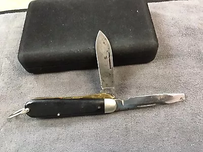 Vintage QUEEN CUTLERY Knives USA  Electrician’s LINEMAN Knife • $25