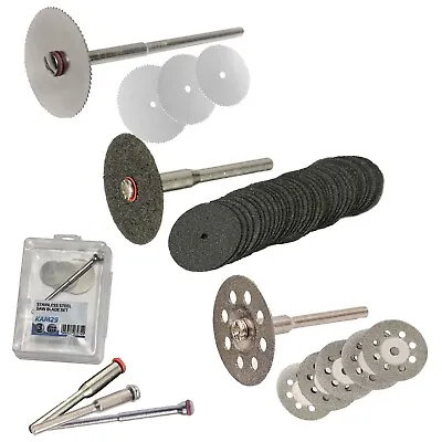 £8.49 • Buy 46pcs Mini Cut Off Wheel Cutting Disc Set Drill Dremel Rotary Mandrel Multi Tool