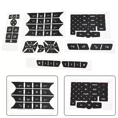 For Mercedes 2007-14 Repair Button Door Steering A/C Windo W Radio Stickers New • $6.24