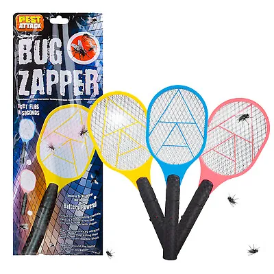 £5.99 • Buy Electric Fly Swatter Instant Bug Zapper Insect Mosquito Wasp Safe Pest Killer