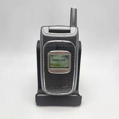 LG C1500 Vintage Flip Phone (Cingular) - Gray - ASIS #1269 • $19.99