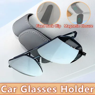 Car Glasses Clip Holder Vehicle Sunglasses Storage Eyeglass Accessory Organiser • $11.99