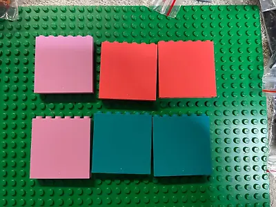 LEGO 1 X 5 X 6  WALL PANELS MIIXED COLOURS LOT OF 6 FRIENDS • $5.50