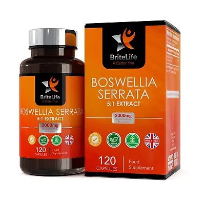 £42.99 • Buy Boswellia Serrata | 120 2000mg 5:1 Extract - Anti Inflammatory & Joint Care 