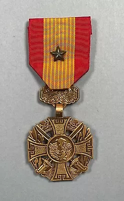 Vietnam War South Vietnamese Cross Of Gallantry Medal With Bronze Star Full Size • $9.99