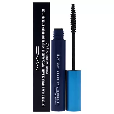 MAC Extended Play Gigablack Lash Mascara 5.7 G ~ Full Size ~ NEW IN BOX • $16.97