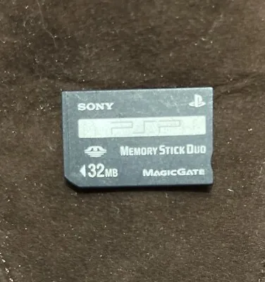 Sony 32MB Memory Stick Duo MS Card Non-PRO For Sony PSP And Old CamerasPSP-M32 • $2.99