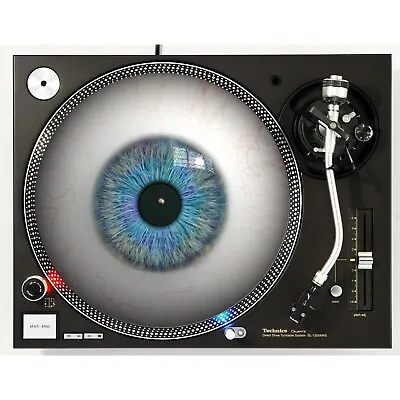 DJ Eye Ball #2 Optics Slipmat Turntable 12  Slip Mat DJ Audiophile X1 • $12.79