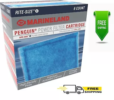 Marineland Rite-Size Cartridge C 6-Pack Free Shipping USA • $25.99