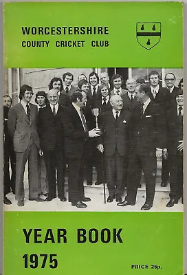 £3.50 • Buy 1975 Worcestershire County Cricket Club Year Book - Very Good Condition