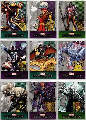 2012 Marvel Beginnings Series II & III You Pick The Base Card Finish Your Set • $7