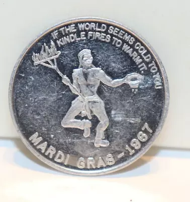 1967 Mardi Gras Token Aluminum Happy Go Lucky Club • $3.40