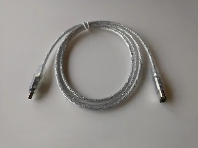 £2.95 • Buy Firewire Cable IEEE-1394 DV 4 To 6 Pin For Old Macs. MiniDV Camcorder To IMovie.